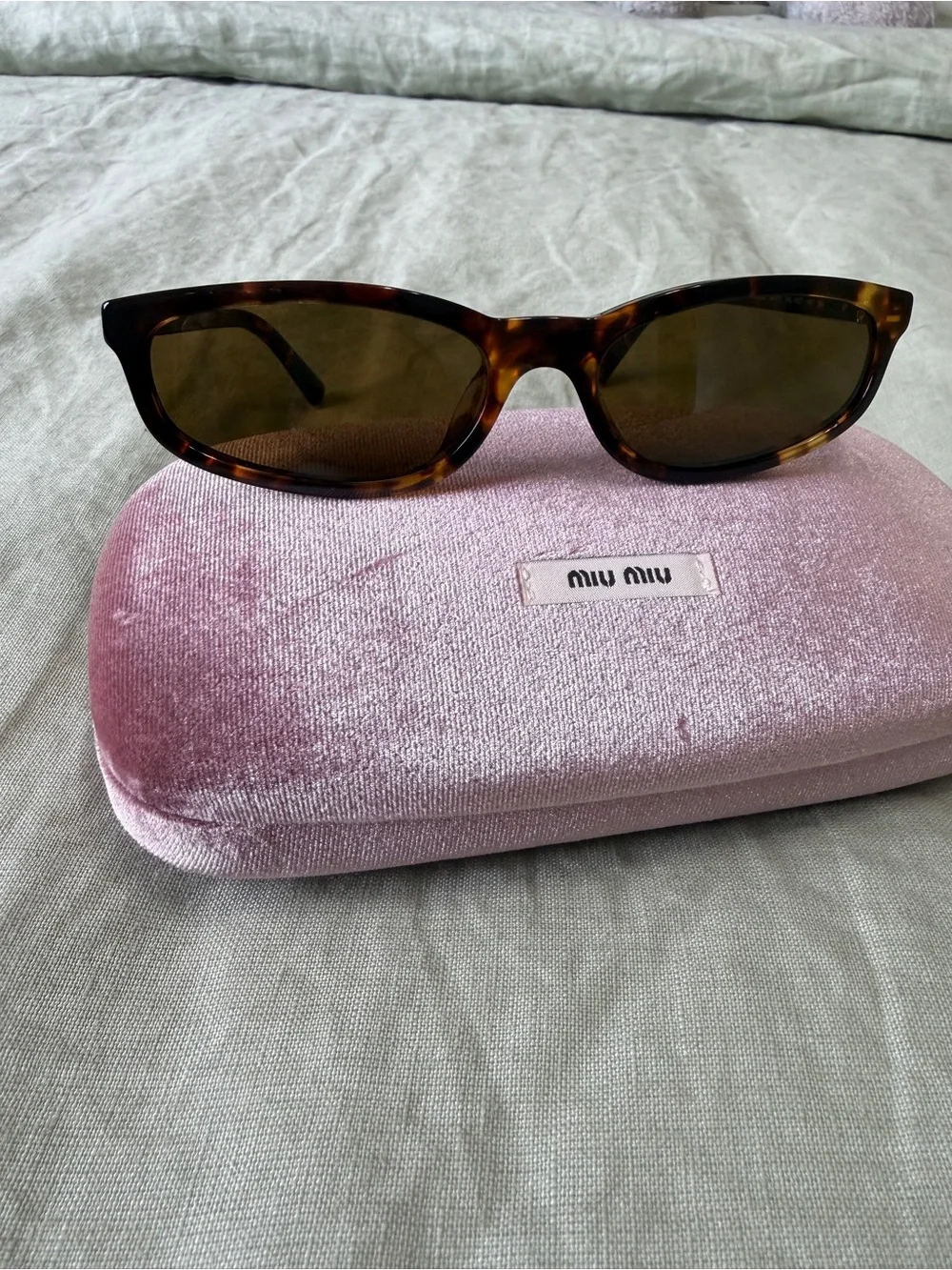 Miu Miu Regard Tortoiseshell Sunglasses